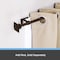 Fast Fit Kenney Fast Fit Oil Rubbed Bronze Brown Curtain Rod Bracket 5/8 in. L KN76010 - alternate 7